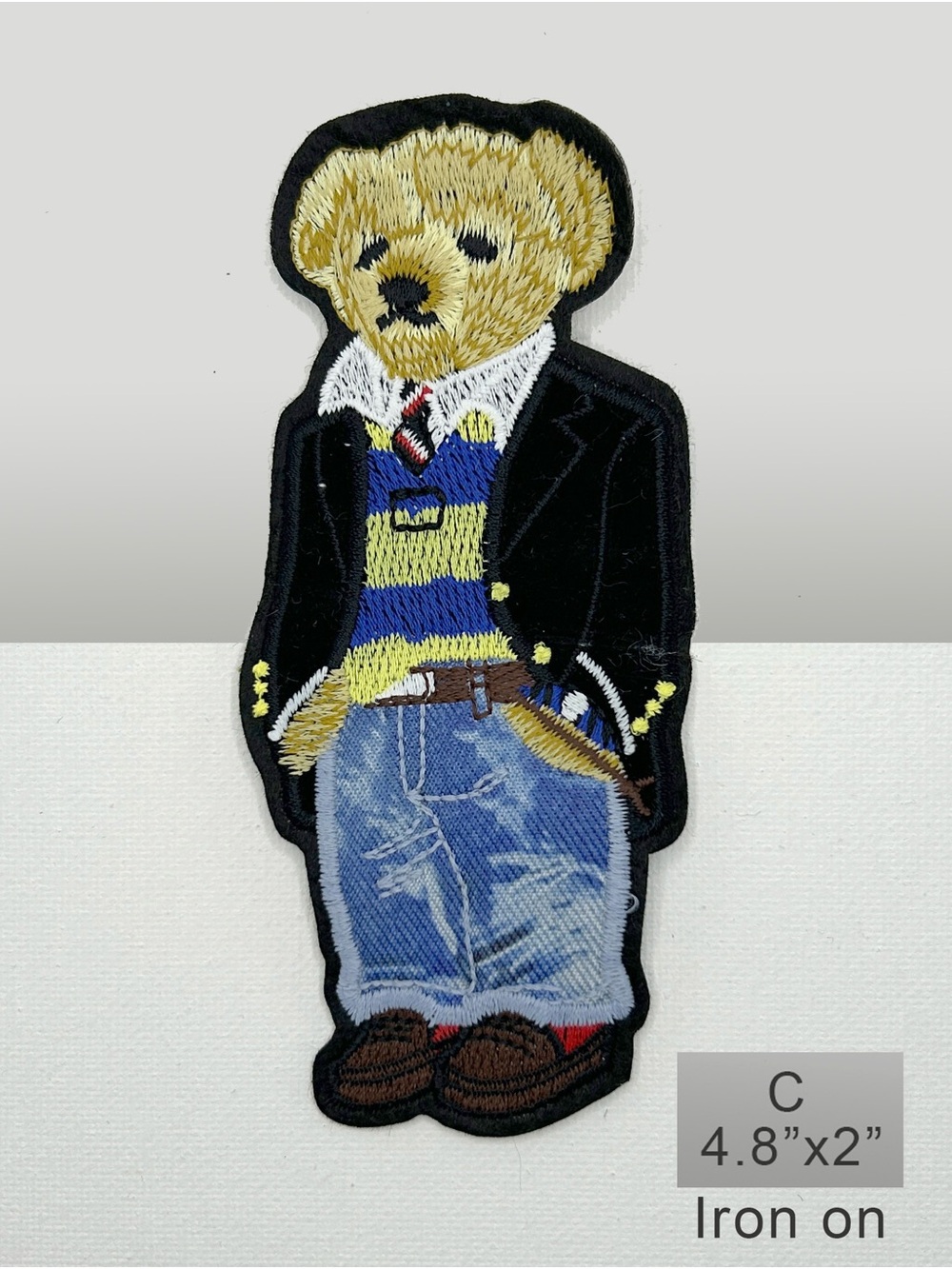 Polo by Ralph Lauren Bear Patch - Black, Blue, Yellow, Brown